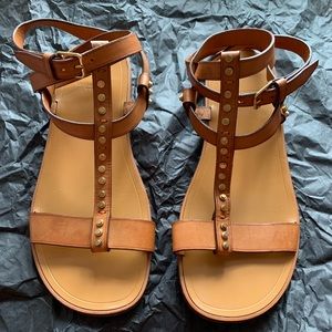 Saint Laurent Studded Strap Sandal Size 41